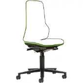 BIMOS Chaise NEON vert synchro avec roulettes (45 - 62 cm)