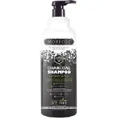 Morfose Charcoal Shampoo Carbon Black - Shampoing sans SLS au charbon actif, 1000 ml