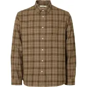 Selected Chemise twist brossée Claus Noah hommes - Savannah Tan