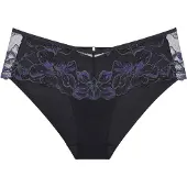 Triumph Slip ' Wild Gardenia Florale ' noir