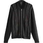 Next Vestes en maille beige foncé / noir