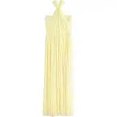 Next Robe de soirée jaune pastel