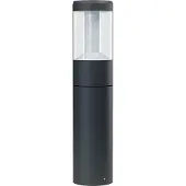 Osram ENDURA Style Lanterne d'extérieur moderne à LED 50cm, borne d'éclairage avec lumière peu éblouissante en aluminium gris foncé, protection IP54, pour l'éclairage des chemins