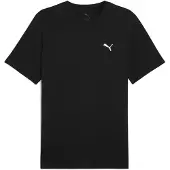 Puma Hommes, T-shirt de sport, Ess – T-Shirt mit kleinem Logo in Schwarz (M), Noir, M