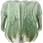 Bloomingville Pontus-stoneware Ceramic Vase Vert