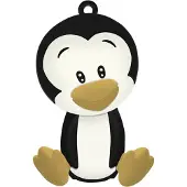 Celly PBPENGUIN banque d'alimentation électrique Lithium Polymère (LiPo) 2600 mAh Noir, Blanc, Jaune