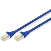 Digitus CAT 6A S/FTP Patchkabel, 0,5m, blau