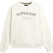 Superdry Premium Design Loose Fit Sweatshirt Blanc XS Femme