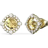 GUESS Boucles d'oreilles or / transparent