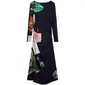 Desigual Robe mélange de couleurs / noir
