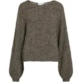 Vila Pull-over 'VIMarley' marron chiné