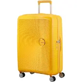American Tourister Soundbox Valise à 4 Roulettes Extensible 67 cm Golden Yellow