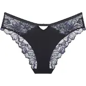 Triumph Slip ' Wild Gardenia Florale ' noir