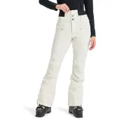 Roxy - Pantalon de ski taille haute - Rising High Pant Whisper White pour Femme - Taille L - Blanc