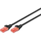 Digitus DK-1612-020/BL câble de réseau Noir 2 m Cat6 U/UTP (UTP)