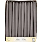 Papstar 10393 Bougie de cire ronde (e) (50 pcs)