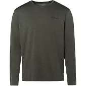 Vaude Essential Long Sleeve T-shirt Gris S Homme