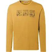 Vaude Rosemoor Ii Long Sleeve T-shirt Jaune S Homme