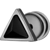 True Rebels Bague gris foncé / noir