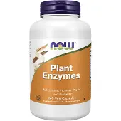 Now , Enzymes Végétales, 240 Gélules Végétales