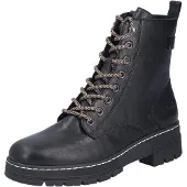 Rieker Bottines à lacets pour femmes Noir, Couleur:noir, EU Taille:38