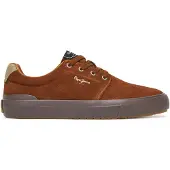 Pepe Jeans Baskets basses 'Ben' mastic / rouille