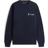 Tommy Hilfiger Small Crest Outline Sweatshirt Bleu S Homme