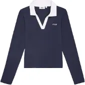 FILA T-shirt 'Cerrione' bleu foncé / blanc