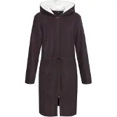 Vivance Peignoir court violet foncé / blanc