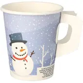 Papstar 50 gobelets jetables Snowtime 0,2 l