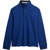 Superdry Classics Henley Half Zip Sweatshirt Bleu 2XL Homme