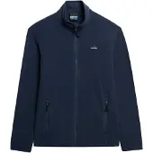 Superdry Homme Polaire à Zip Intégral Bleu Marine Taille: M