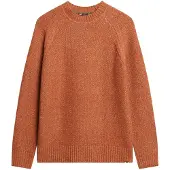 Superdry pour homme. M6110634A Pull raglan orange épais (L), Casuel, Polyester
