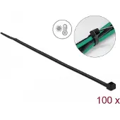 DeLOCK Attache-rouleau - 200 mm - Noir -
