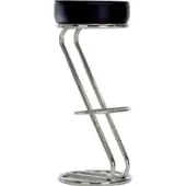 Noname Tabouret de bistrot ZETA H830mm chromé/noir