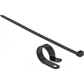 DeLOCK Kit d'attaches de câble - 30 cm - noir (300 mm, 10 pcs)