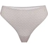 JOOP! String ' Sensation Allover Print Thong ' beige clair / gris