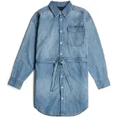G-Star Robe-chemise bleu denim