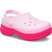 Crocs Sabots Classic Stacked Clog femmes - Rose - 38 / 39