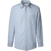 Pepe Jeans pour homme. PM3090838 Chemise bleue Creed (M), Casuel, Coton, Manche longue