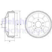 Delphi Tambour de frein BF562