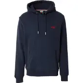 Superdry Essential Logo Hoodie Bleu L Homme