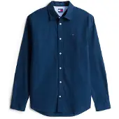 Tommy Hilfiger Dm0dm22026 Regular Shirt Long Sleeve Shirt Bleu S Homme