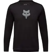 FOX Unisexe, Maillot de cyclisme, Yth Ranger LS Jersey Head (S), Noir, S