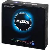 MY.SIZE Pro 72 Mm Condoms 36 Units Bleu