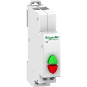 Schneider Electric Bouton-poussoir modulaire 20A 1NO 1NC vert/rouge iBP A9E18034