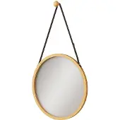 Vicco Miroir mural Mirno Bambou 38x38cm avec sangle réglable, Model 56526