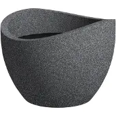 Scheurich 250/50 Bac à plantes noir granit - 50 cm x 50 cm x 37,1 cm ; 53381