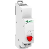 Schneider Bouton rouge 1Ö - Bouton pour carte de distribution A9E18031