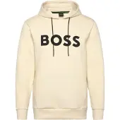 BOSS pour homme. 50551457 Sweatshirt Soody Zone blanc (XL), Casuel, Synthétique
